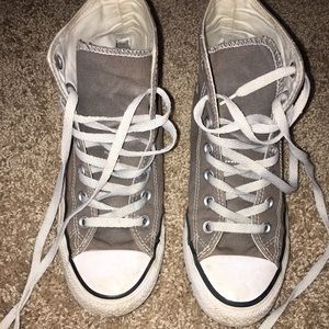Grey Hightop Converse